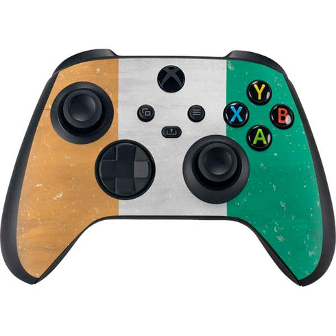 Ivory Coast Flag Distressed Xbox Series X Bundle Skin